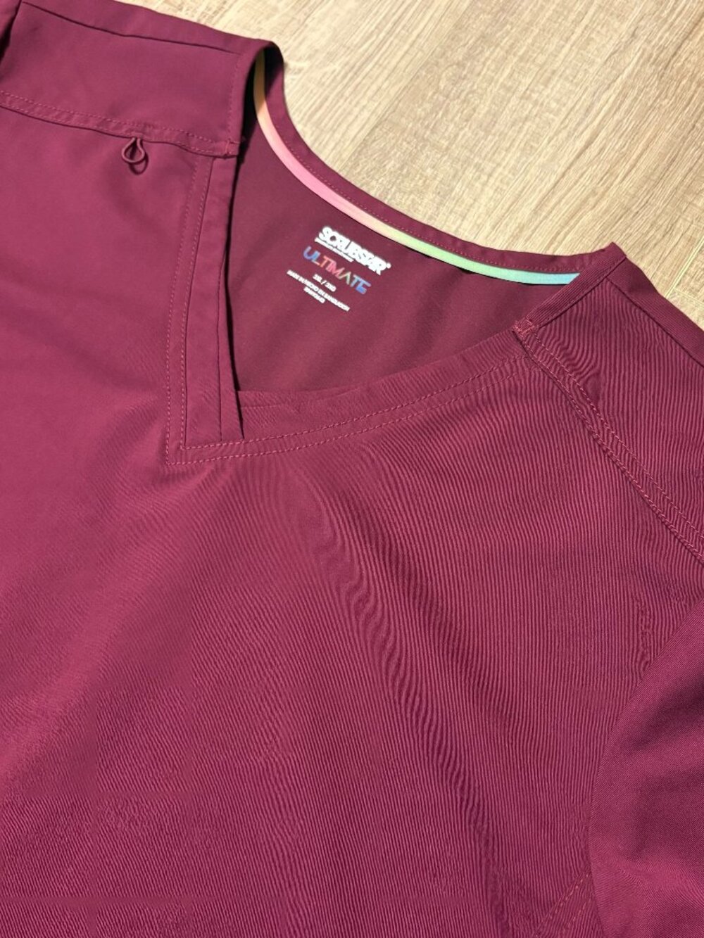 ScrubStar Ultimate Scrub Top | Size 3XL | Maroon